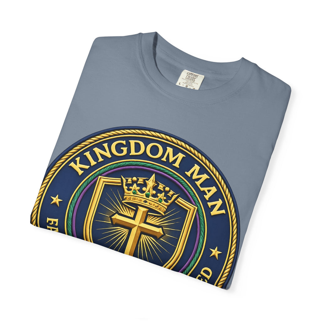 Kingdom Man T-Shirt — Faithful • Obedient • Blessed Christian Tee