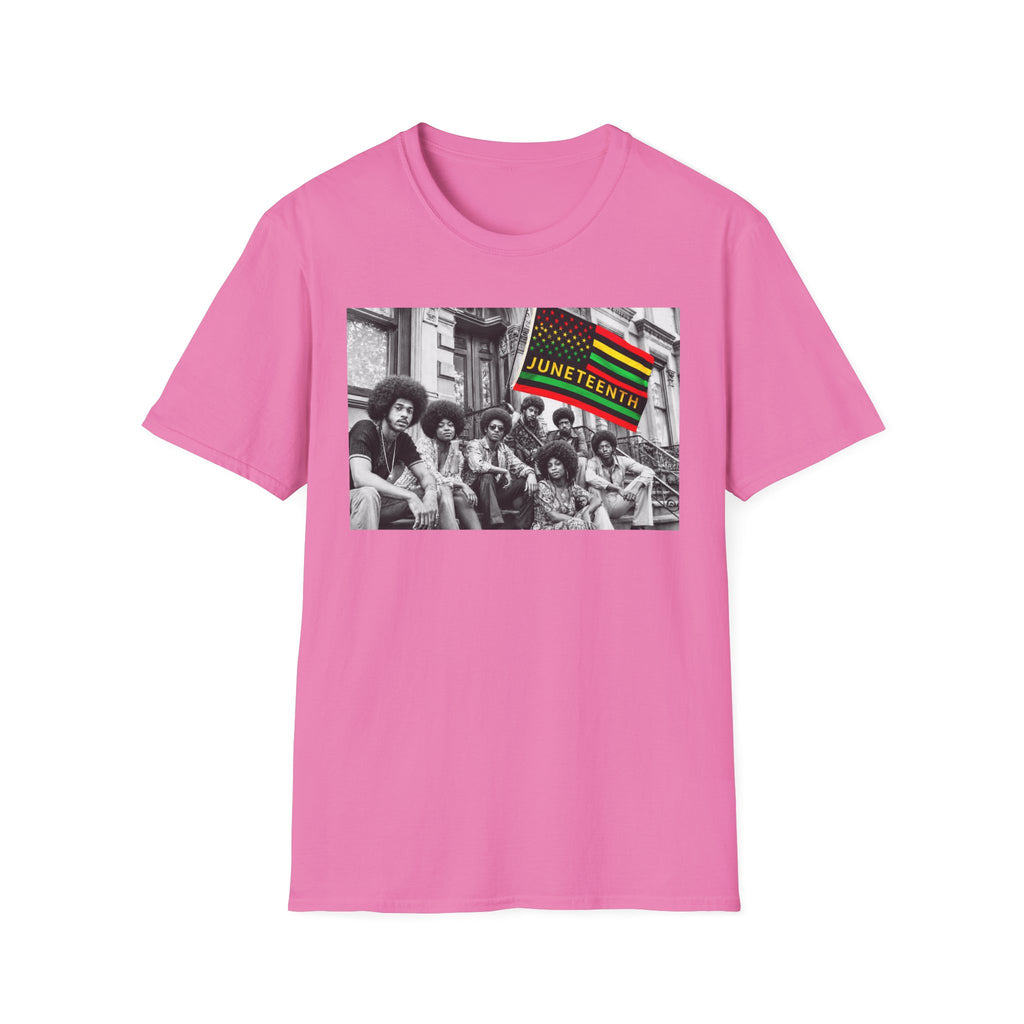 Juneteenth Celebration T-Shirt — Vintage Black History Flag Design