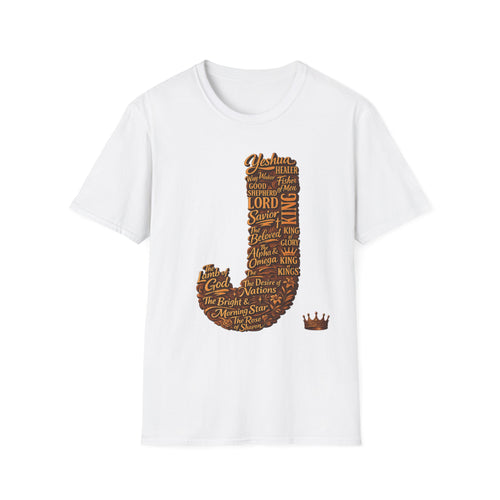 Christian Faith T-Shirt — 'Lord Savior King' Typography Design