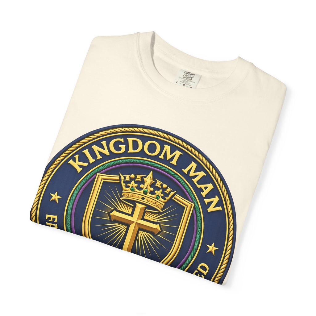 Kingdom Man T-Shirt — Faithful • Obedient • Blessed Christian Tee