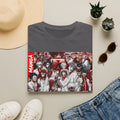 Manga Crew Characters Graphic T-Shirt — Red Noire Anime, Soft Gildan tee