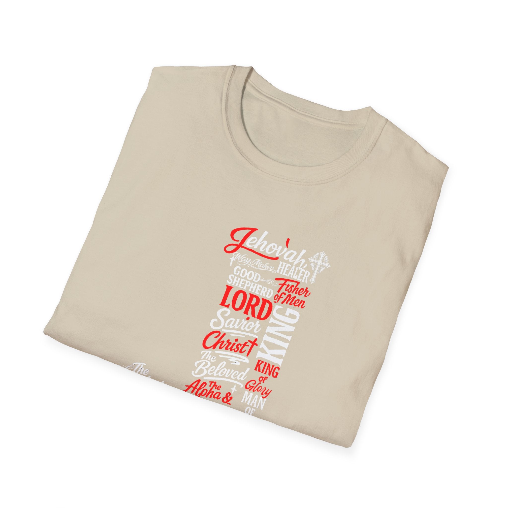 Faith Typography T-Shirt — Christian Inspirational Word Art Tee