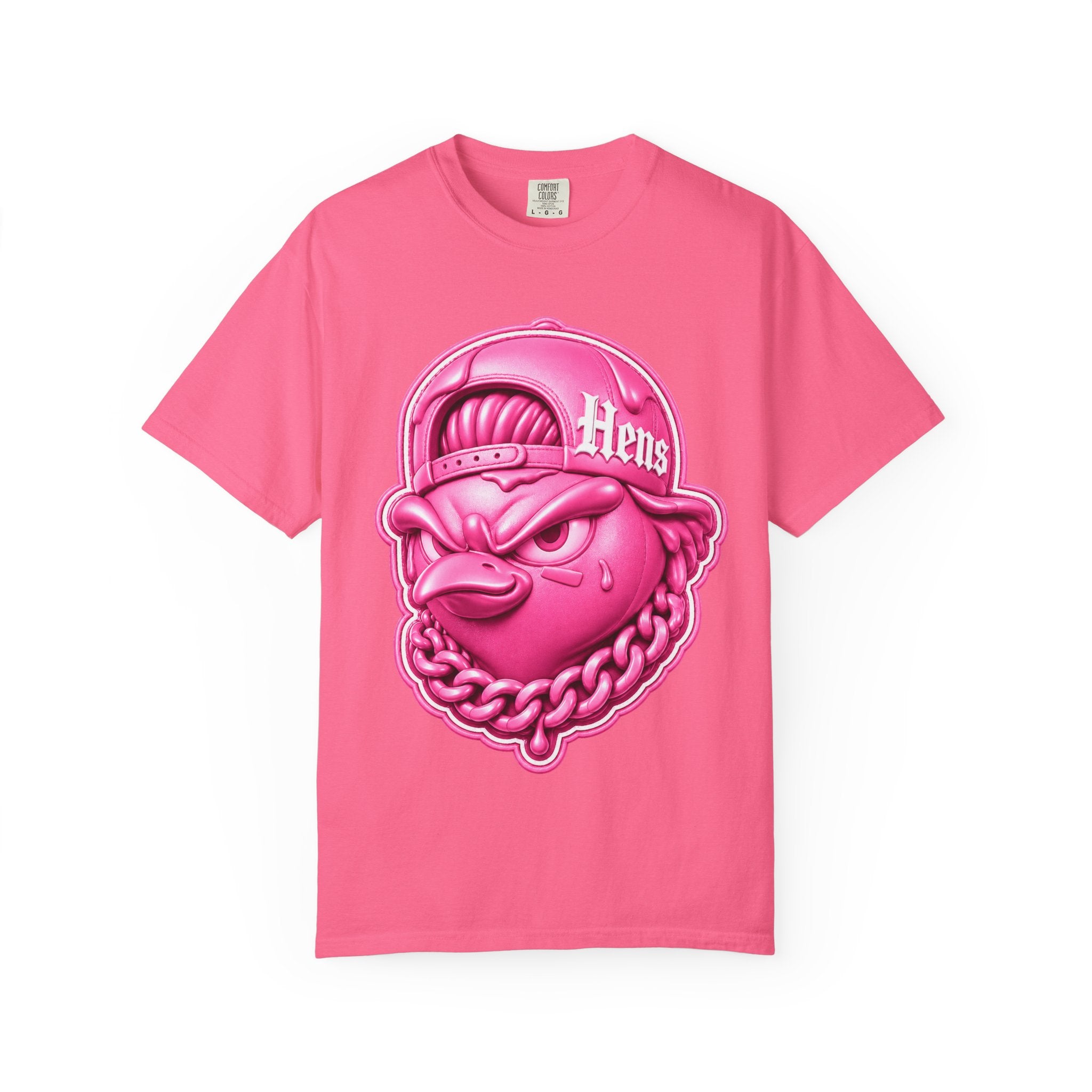 Pink Out Hen Graphic T-Shirt — 'Hens' Urban Mascot Tee