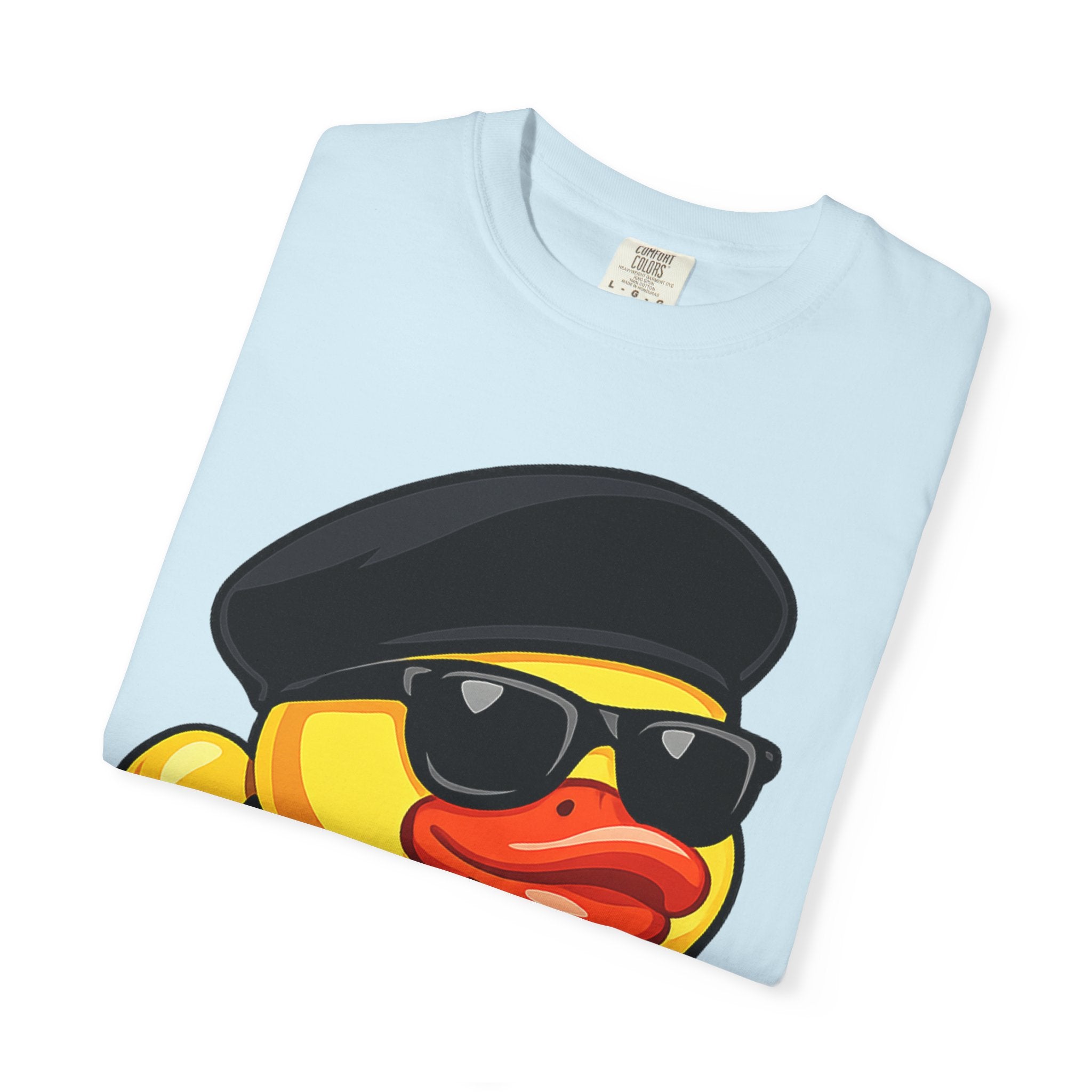 Cool Rubber Duck T-Shirt — Retro New Jack Ducky with Sunglasses & Chain