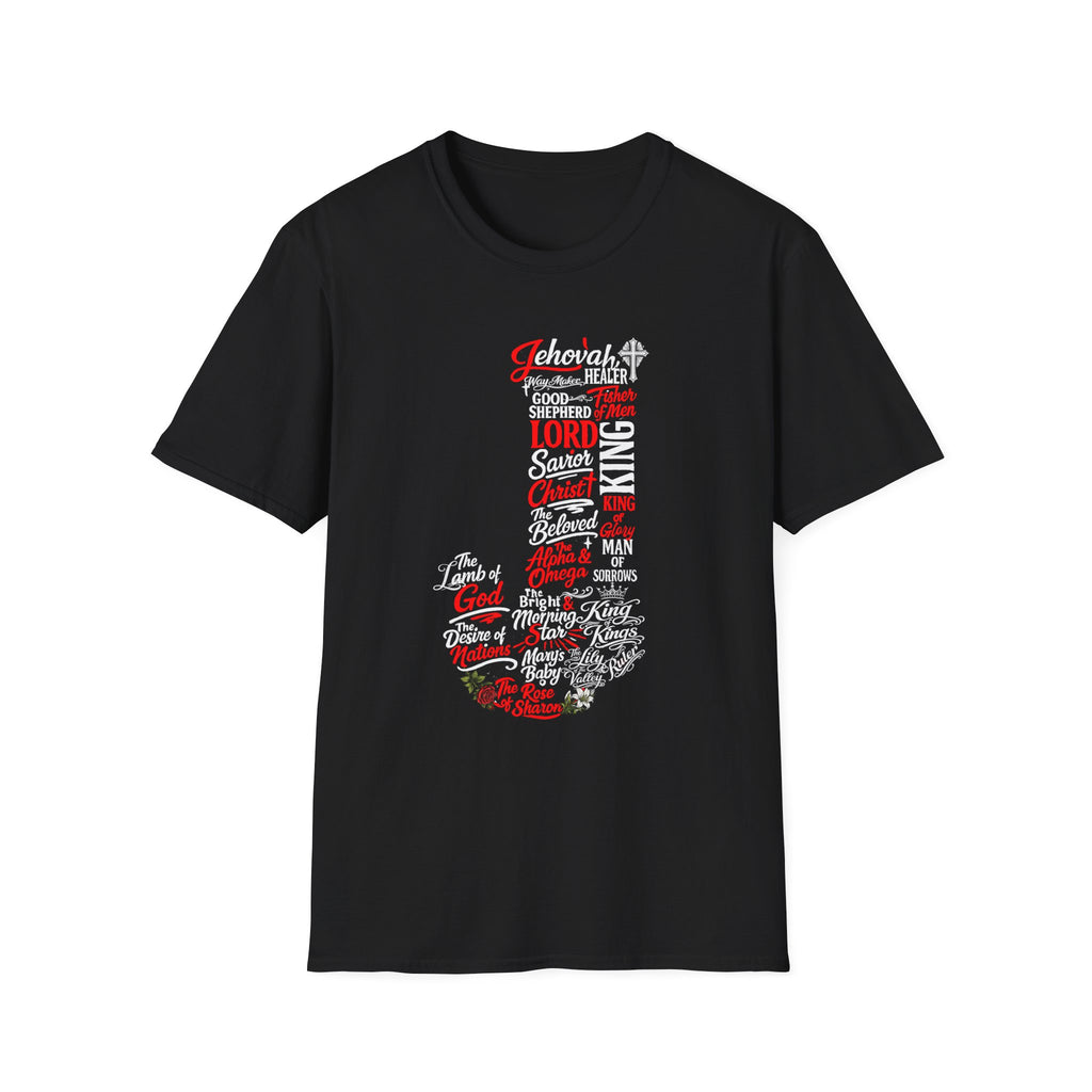 Faith Typography T-Shirt — Christian Inspirational Word Art Tee