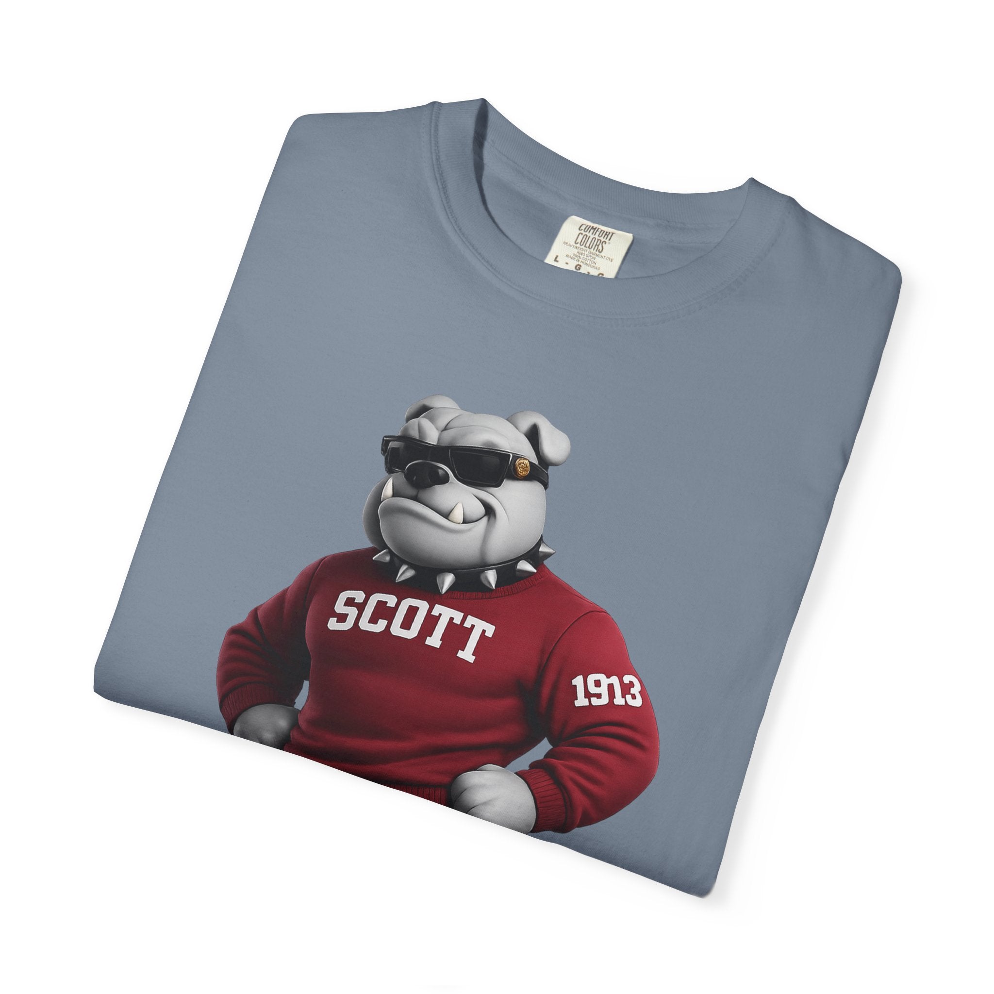 Bulldogs Mascot T-Shirt — 'Scott' Vintage Team Tee
