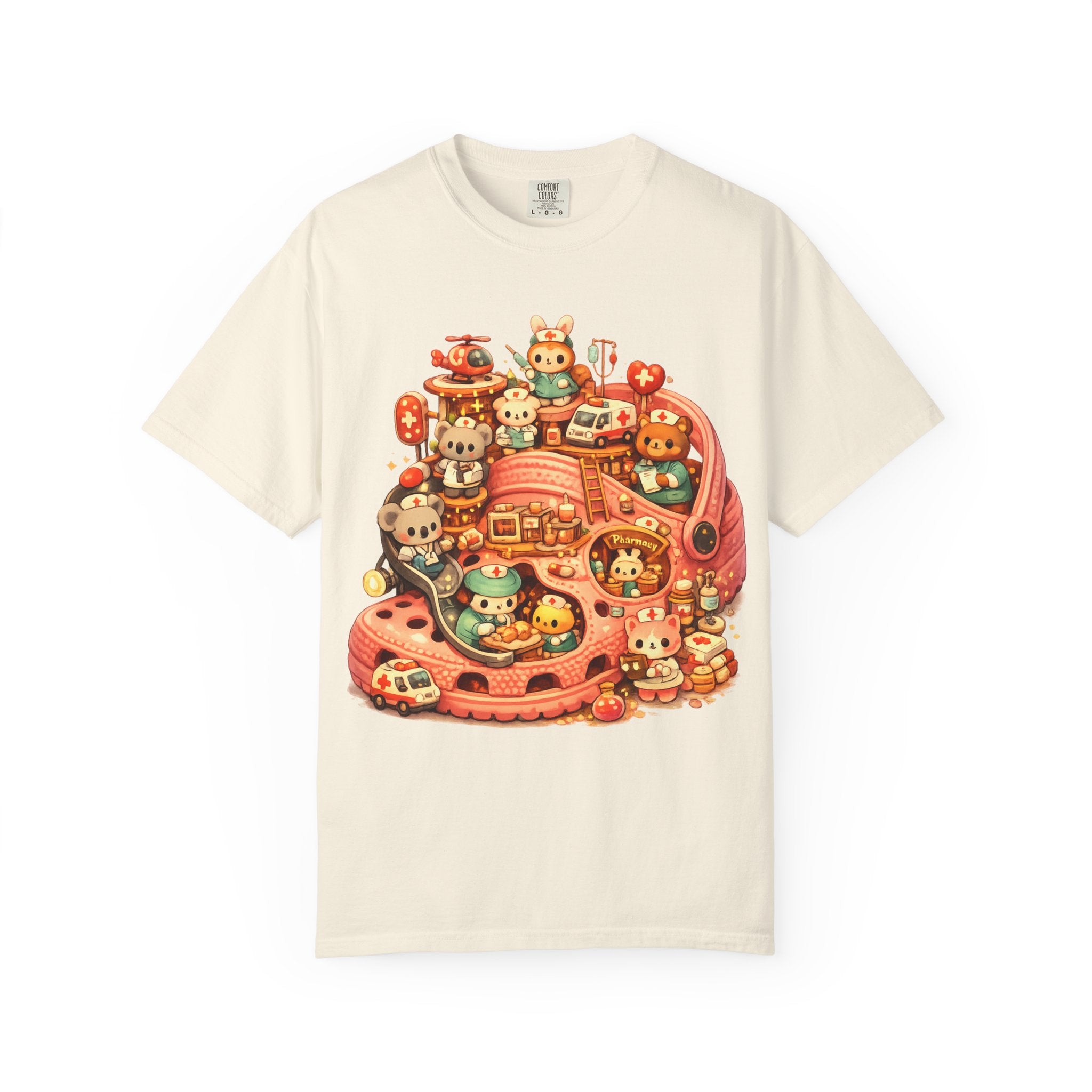 Cute Animal Sneaker Tee — Kawaii Shoe Crew Graphic T-Shirt