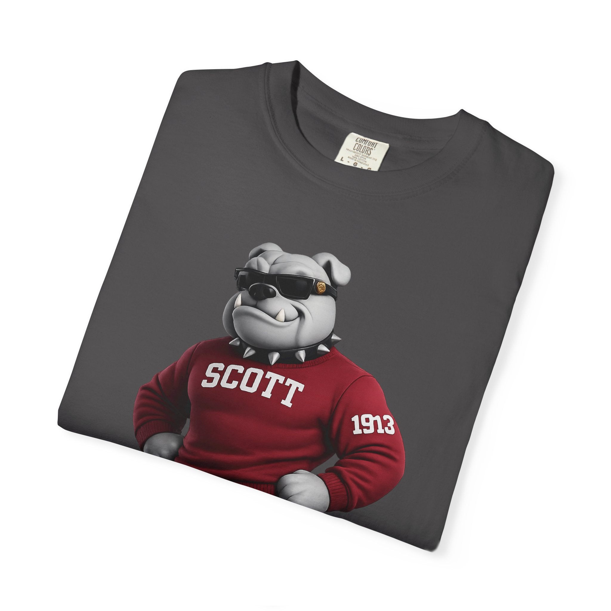 Bulldogs Mascot T-Shirt — 'Scott' Vintage Team Tee