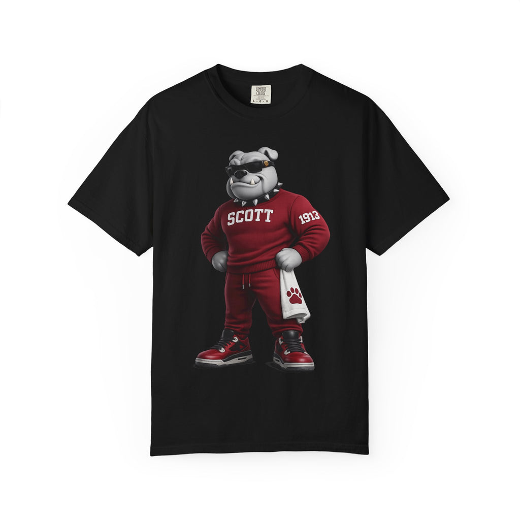 Bulldogs Mascot T-Shirt — 'Scott' Vintage Team Tee