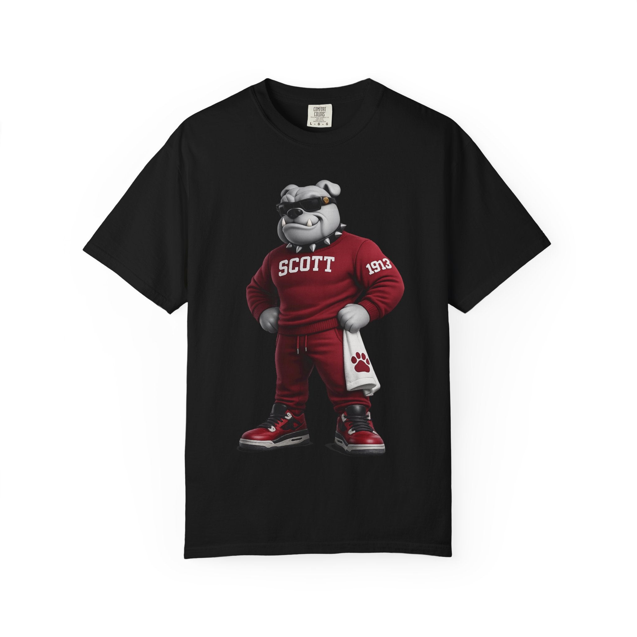 Bulldogs Mascot T-Shirt — 'Scott' Vintage Team Tee