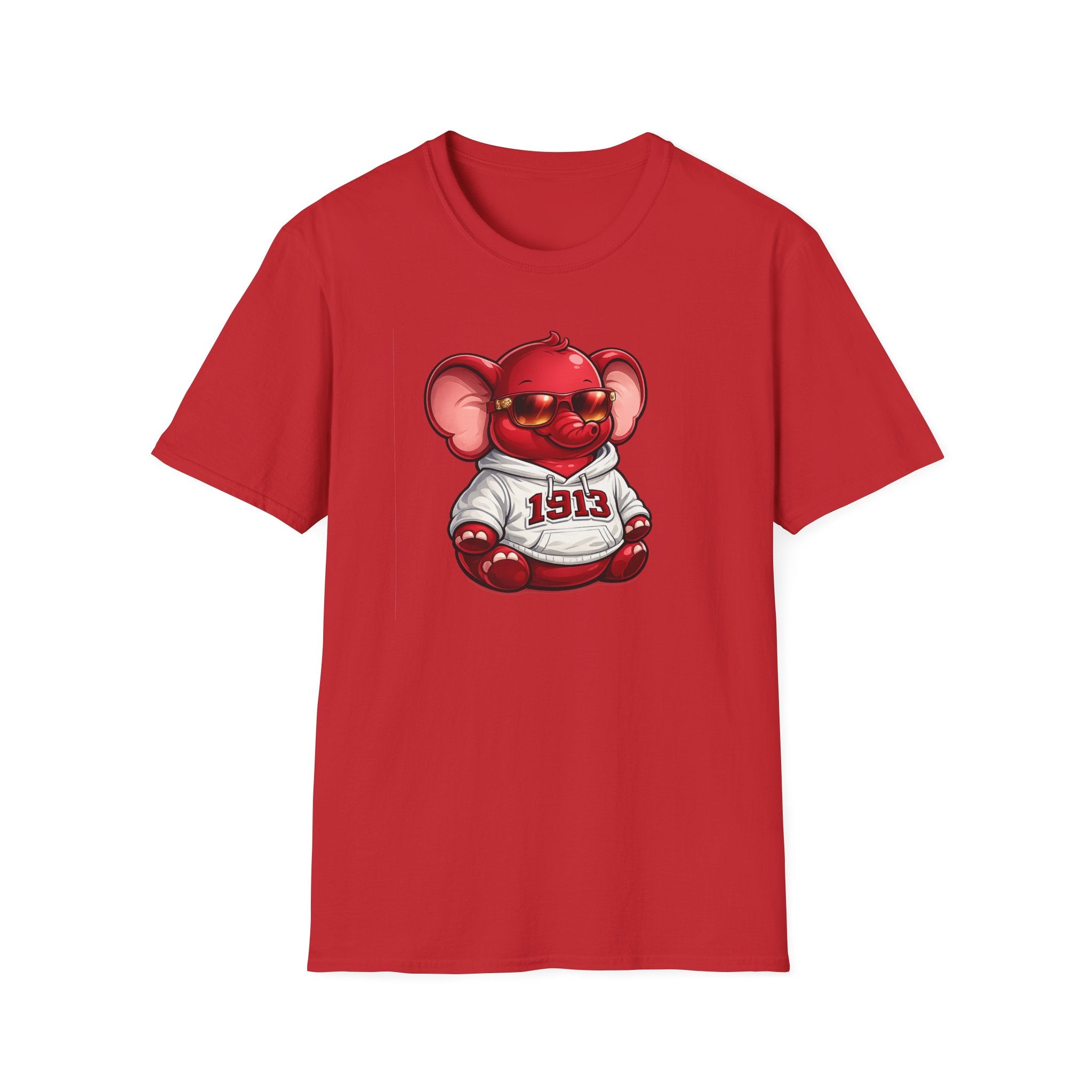 Elephant Mascot Tee — 1913 Red Elephant Graphic T-Shirt