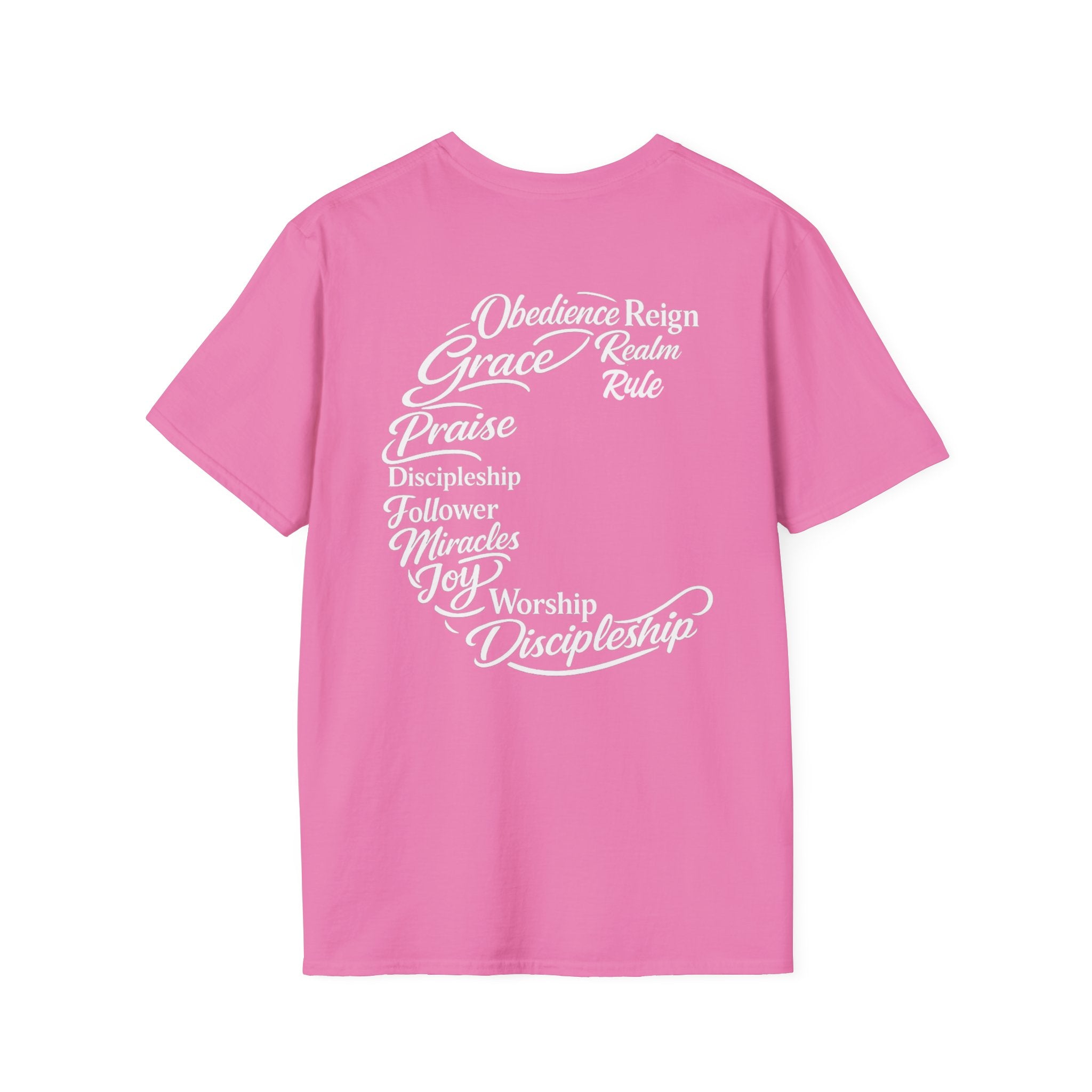 Gospel Typography Tee — Words of Worship