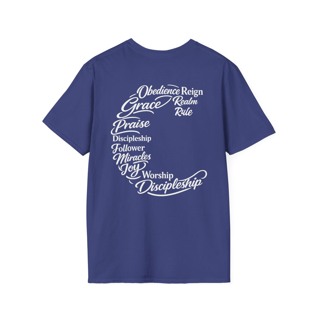 Gospel Typography Tee — Words of Worship