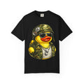 Military Rubber Duck T-Shirt — Cute Camouflage Soldier Duck Graphic Tee