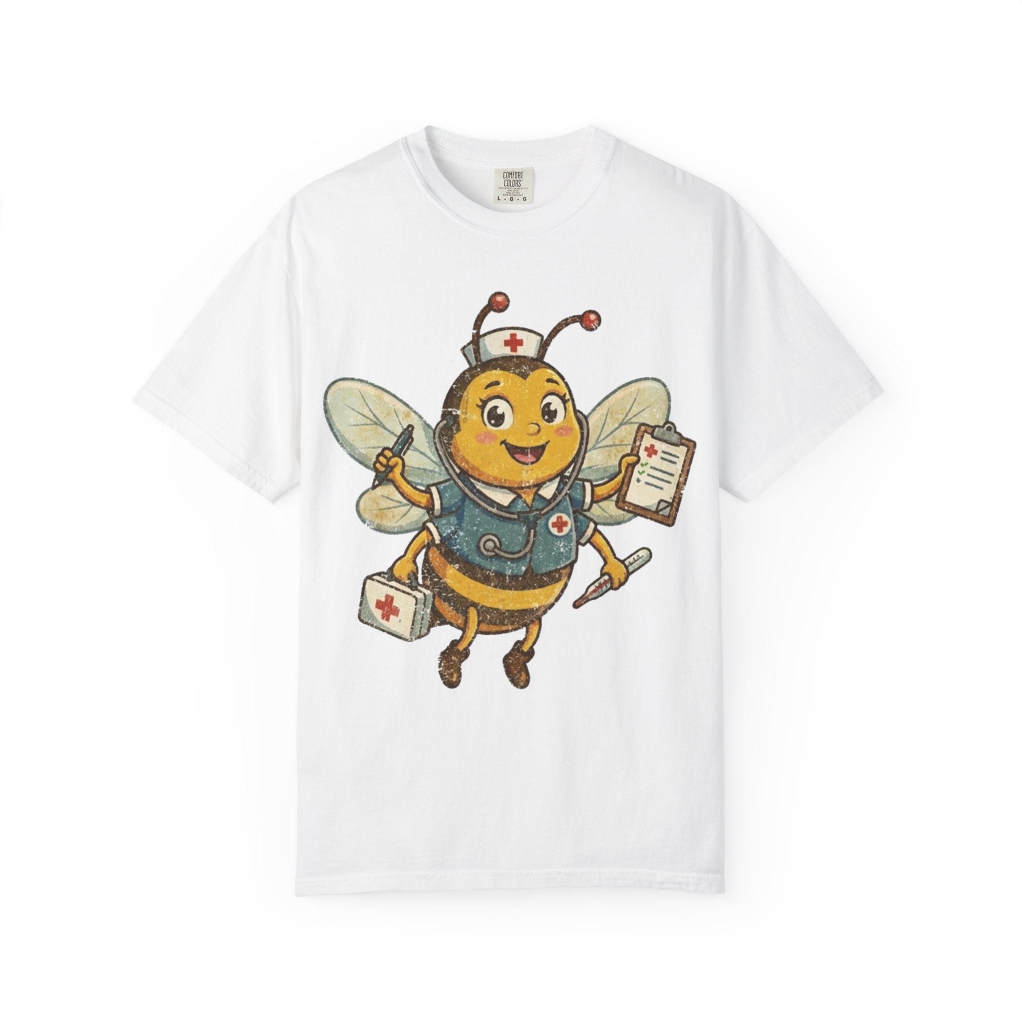 Nurse Bee T-Shirt — Cute Medical Bee Graphic Tee for Nurses & Healthcare Heroes