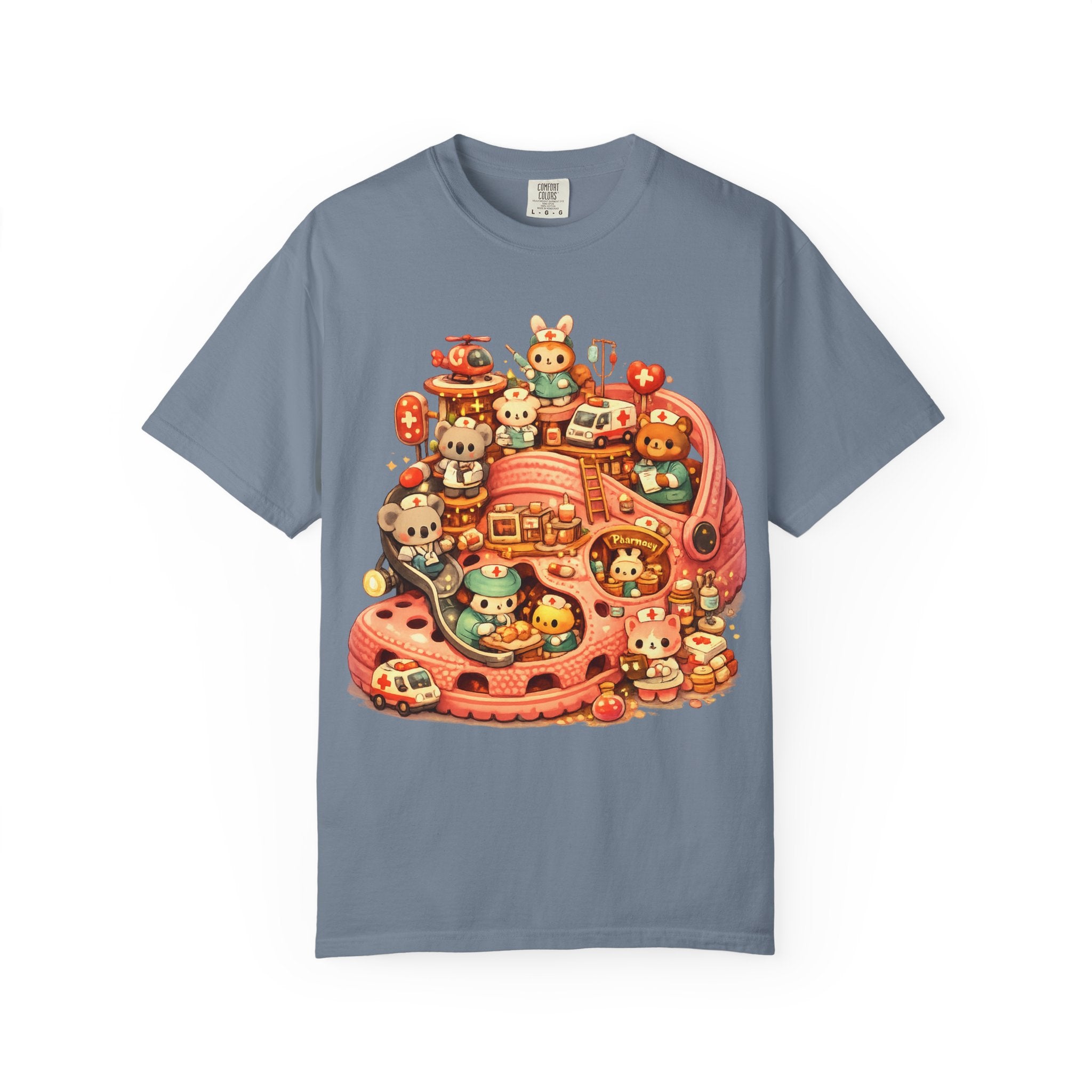 Cute Animal Sneaker Tee — Kawaii Shoe Crew Graphic T-Shirt