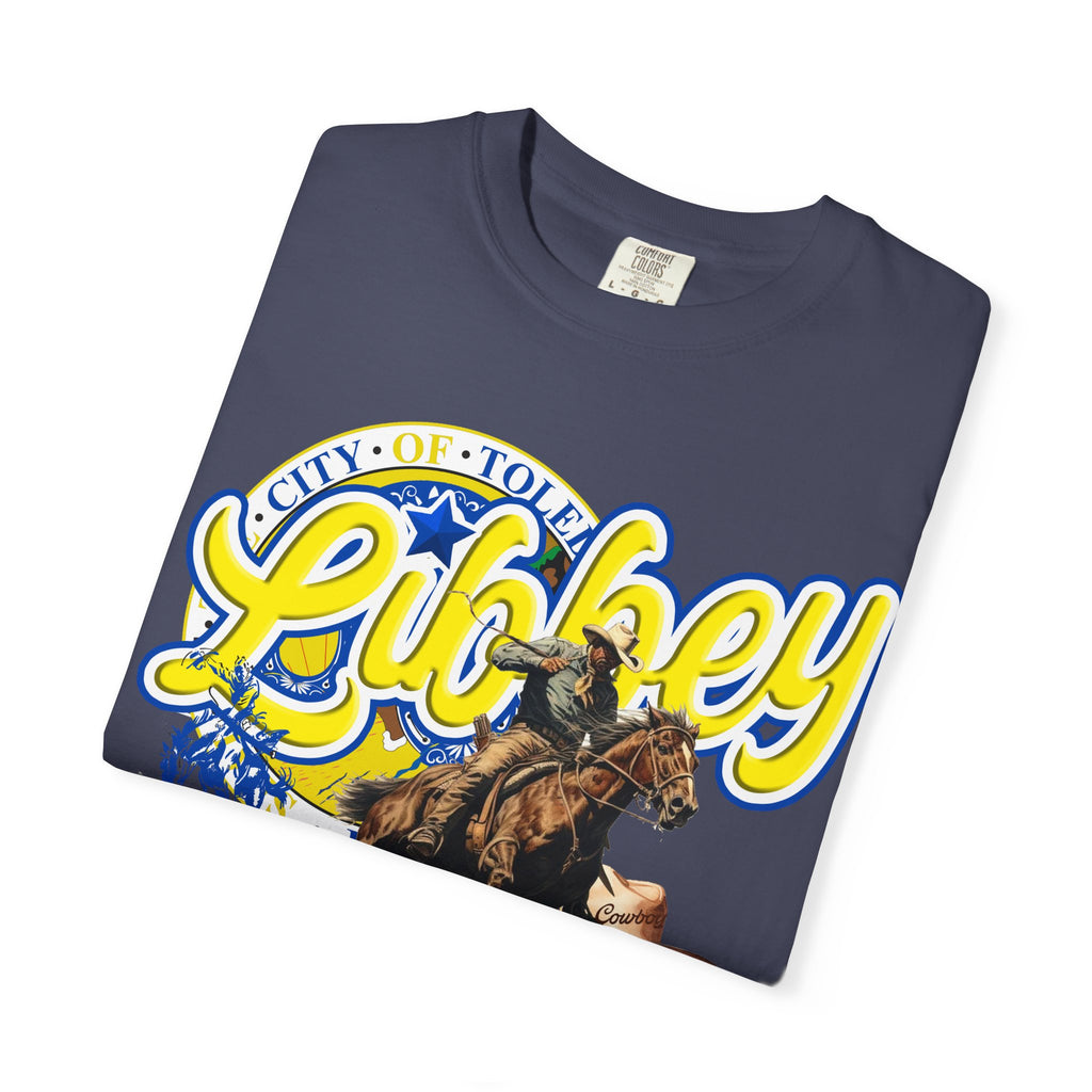 Libbey Western Throwback T-Shirt — Cowboy Horse Roping Graphic Tee
