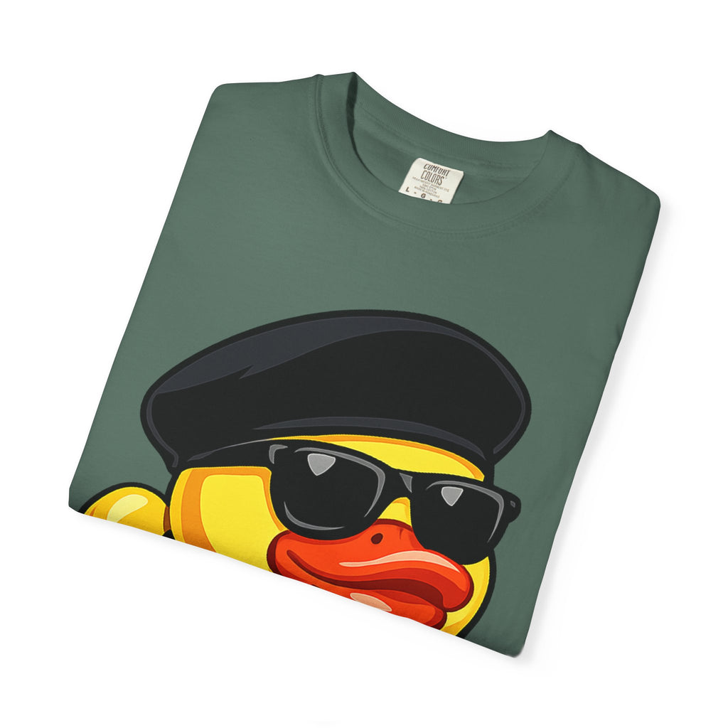 Cool Rubber Duck T-Shirt — Retro New Jack Ducky with Sunglasses & Chain