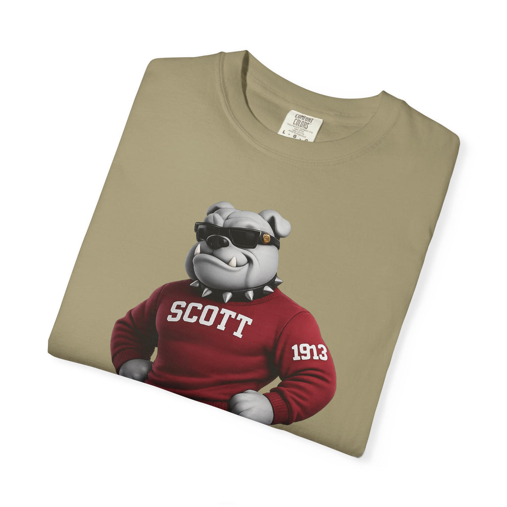 Bulldogs Mascot T-Shirt — 'Scott' Vintage Team Tee
