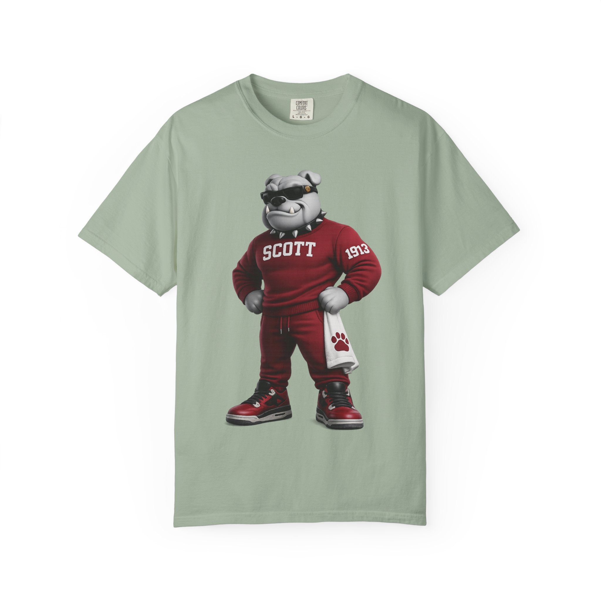 Bulldogs Mascot T-Shirt — 'Scott' Vintage Team Tee
