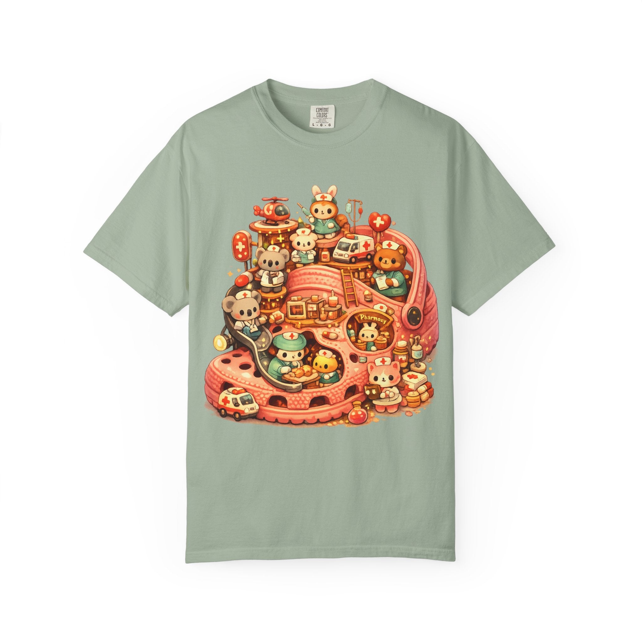 Cute Animal Sneaker Tee — Kawaii Shoe Crew Graphic T-Shirt