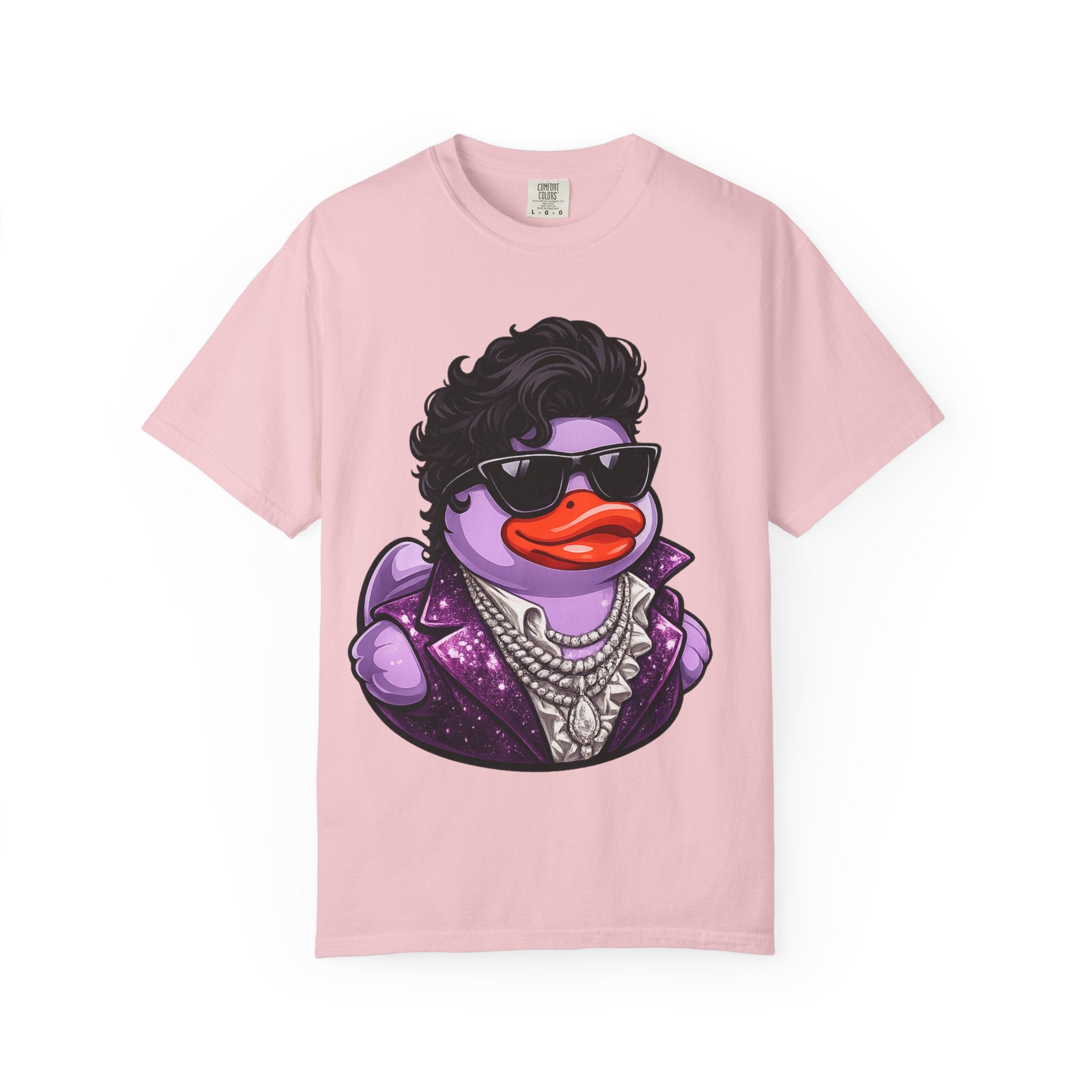 Purple Rock and Soul Rubber Duck graphic T-Shirt