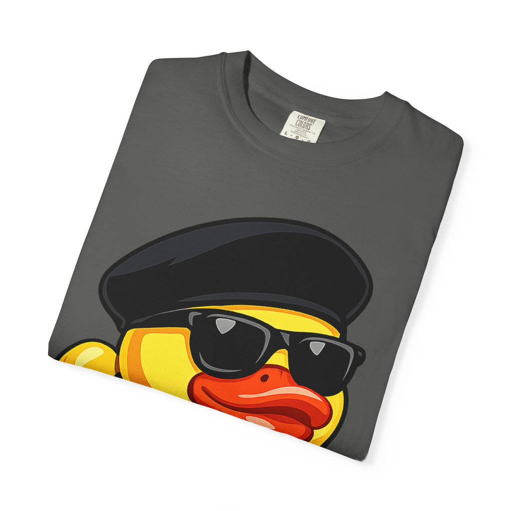 Cool Rubber Duck T-Shirt — Retro New Jack Ducky with Sunglasses & Chain