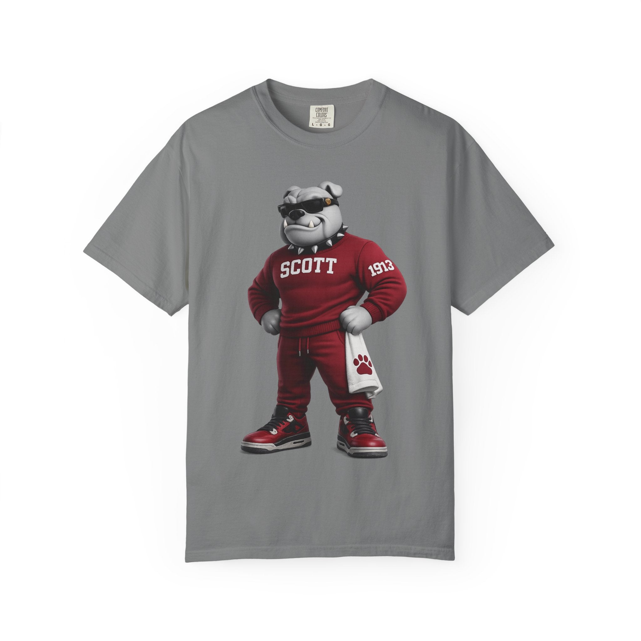 Bulldogs Mascot T-Shirt — 'Scott' Vintage Team Tee