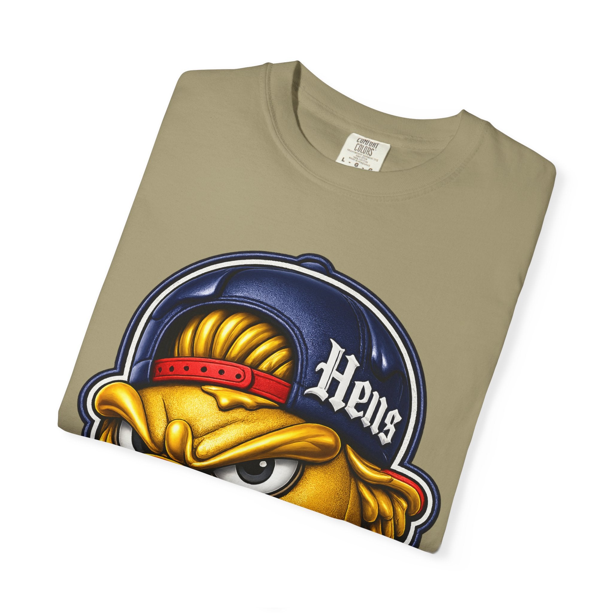 Hens Stadium Graphic T-Shirt — Streetwear Skate Tee with 'Hens' Logo