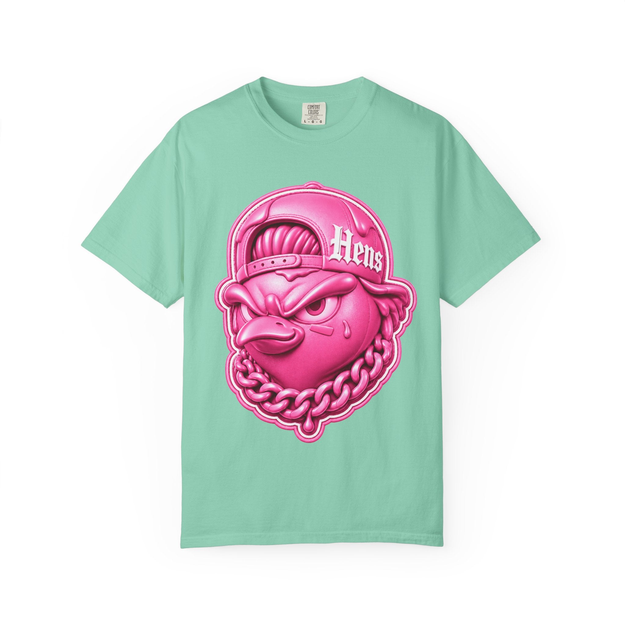 Pink Out Hen Graphic T-Shirt — 'Hens' Urban Mascot Tee