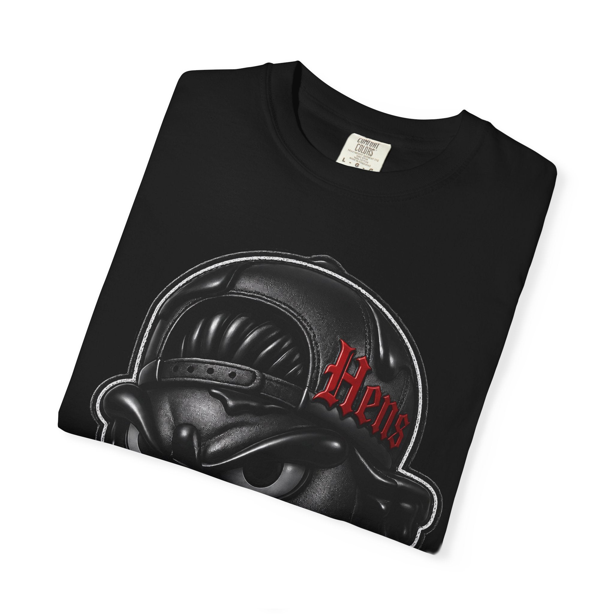 Hens Black Out T-Shirt — Urban Drip Graphic Tee