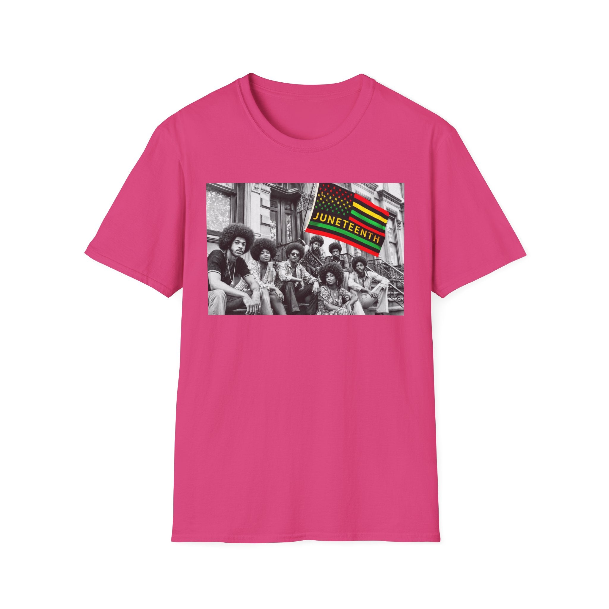 Juneteenth Celebration T-Shirt — Vintage Black History Flag Design