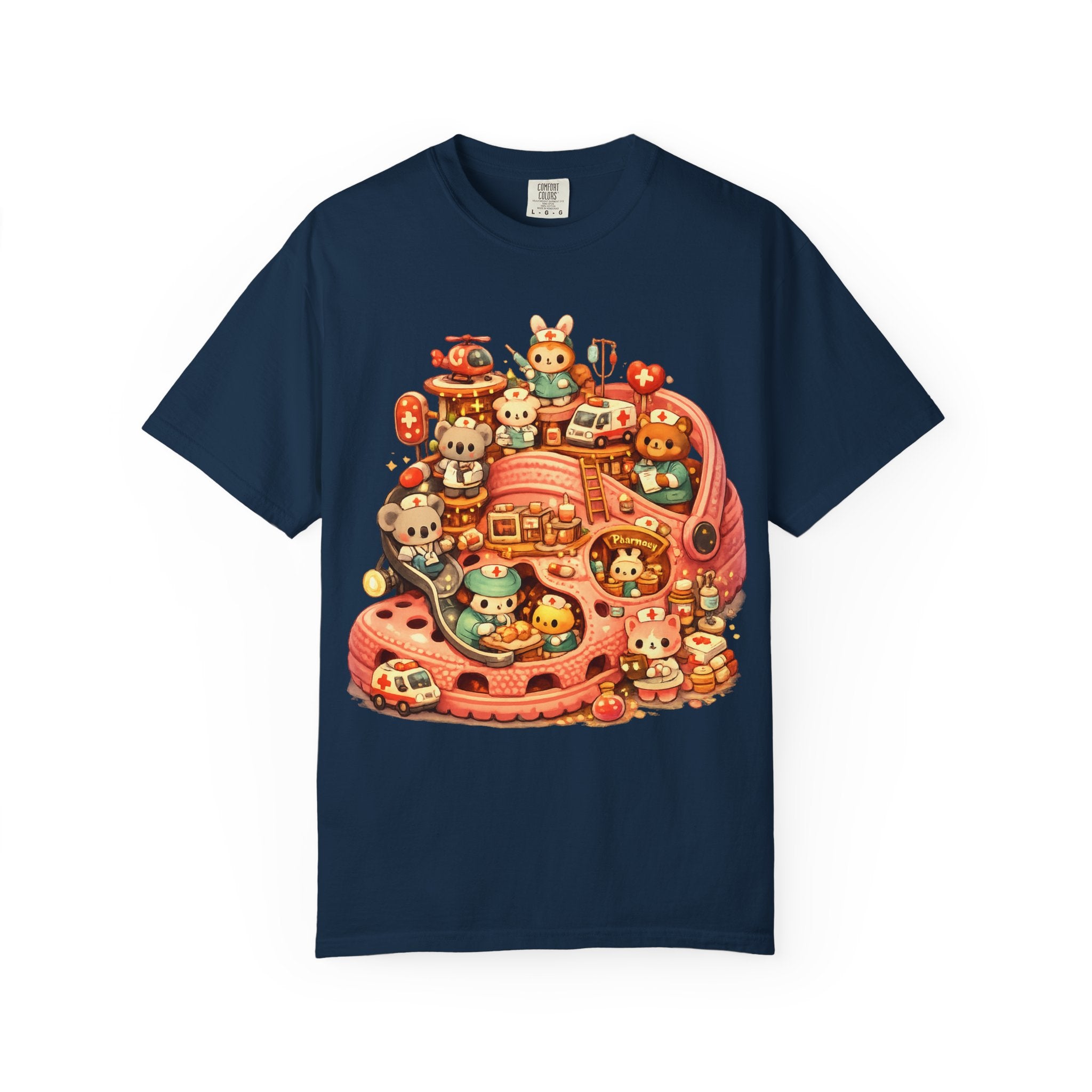 Cute Animal Sneaker Tee — Kawaii Shoe Crew Graphic T-Shirt
