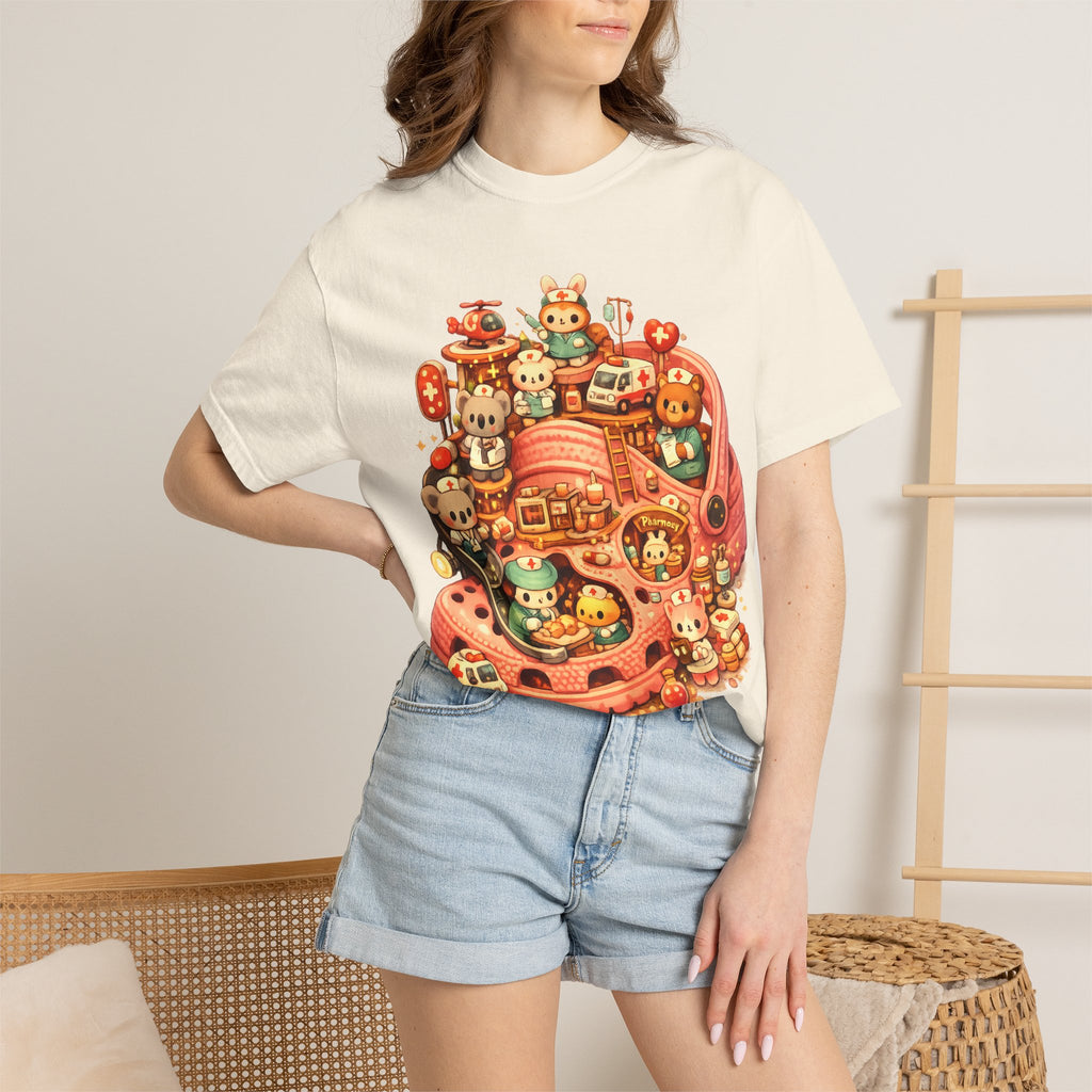Cute Animal Sneaker Tee — Kawaii Shoe Crew Graphic T-Shirt