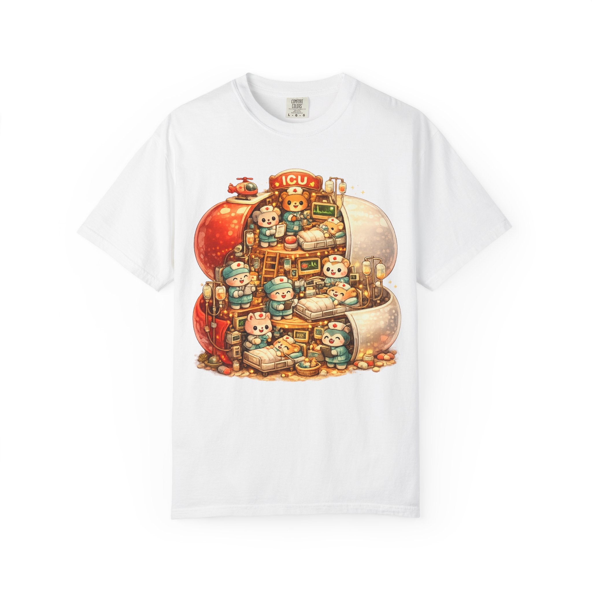 T-Shirt — Kawaii Capsule Hospital Illustration (ICU)