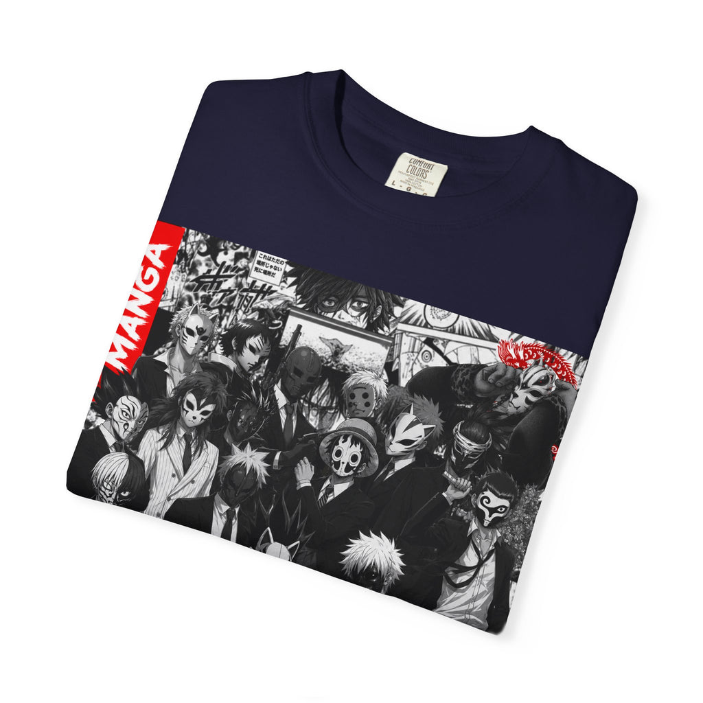Manga Mask  Collage T-Shirt