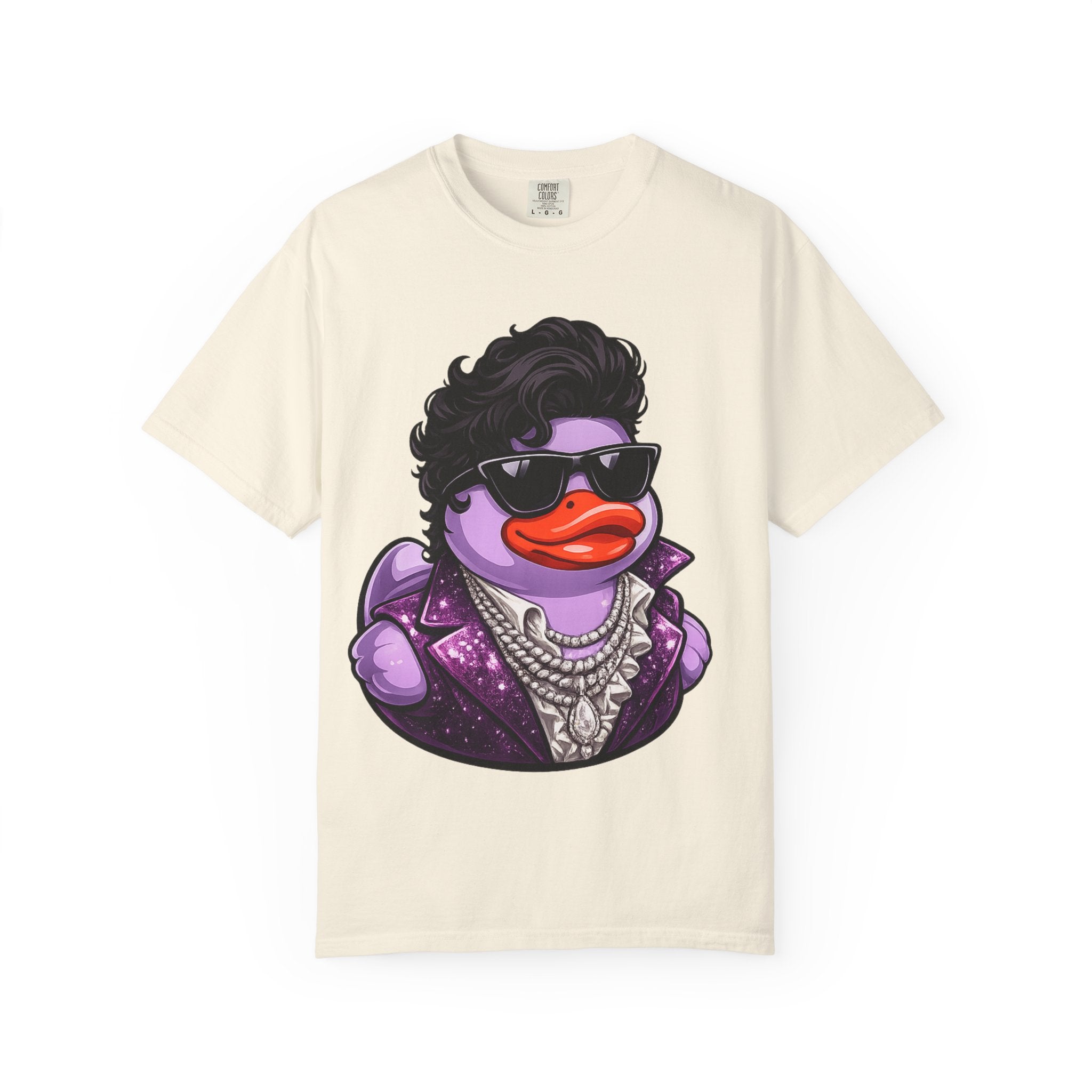 Purple Rock and Soul Rubber Duck graphic T-Shirt