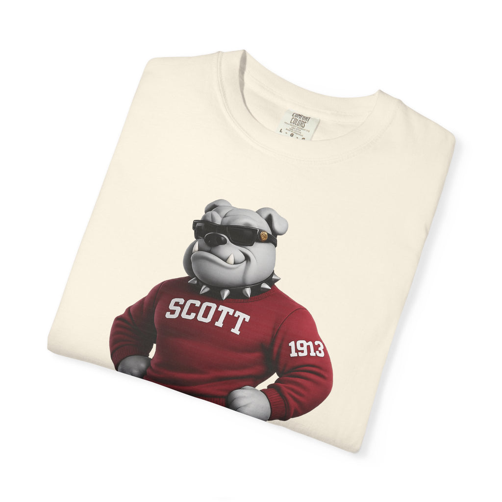 Bulldogs Mascot T-Shirt — 'Scott' Vintage Team Tee