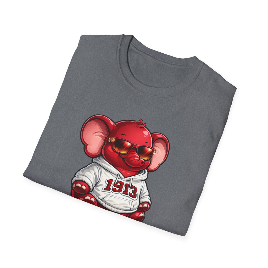 Elephant Mascot Tee — 1913 Red Elephant Graphic T-Shirt