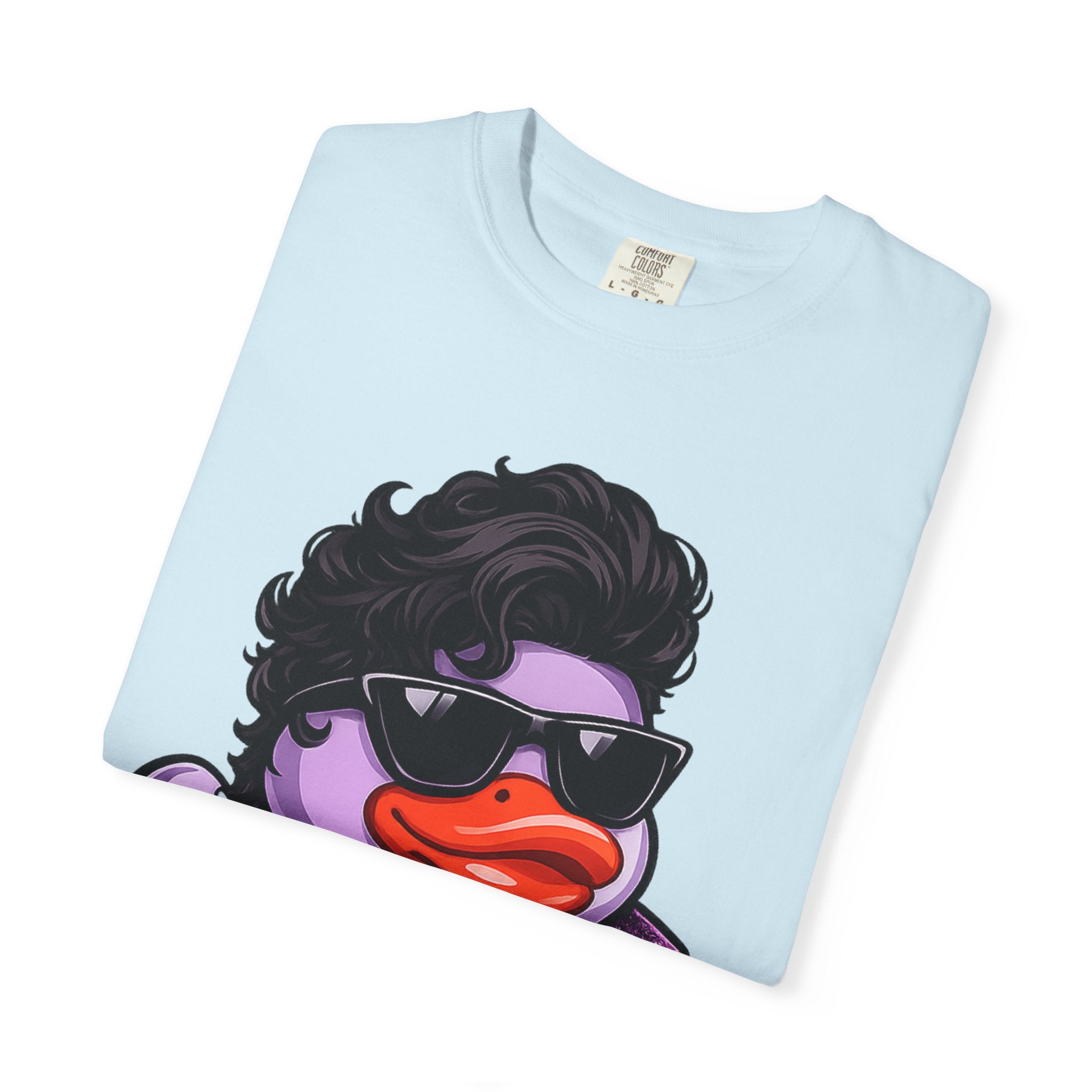 Purple Rock and Soul Rubber Duck graphic T-Shirt