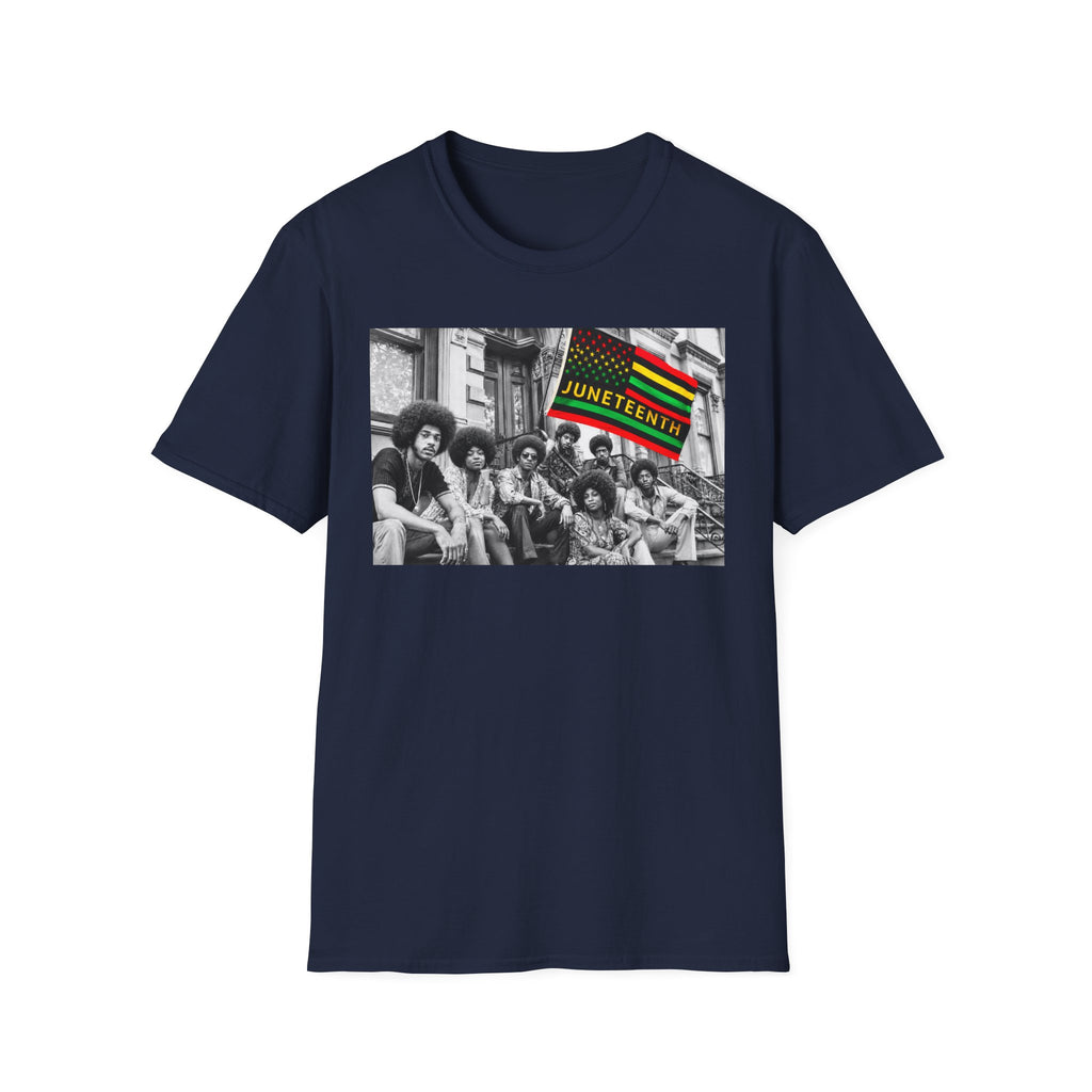 Juneteenth Celebration T-Shirt — Vintage Black History Flag Design