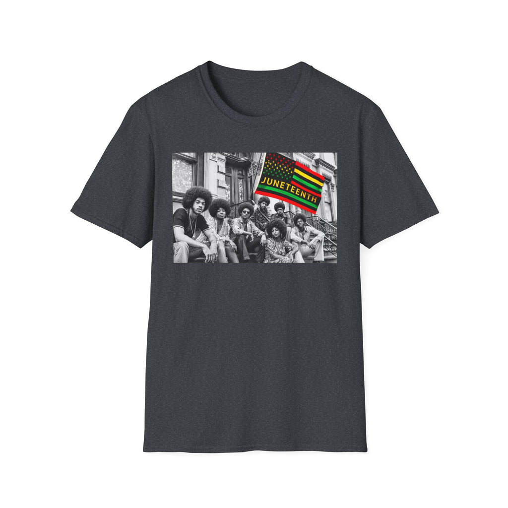 Juneteenth Celebration T-Shirt — Vintage Black History Flag Design