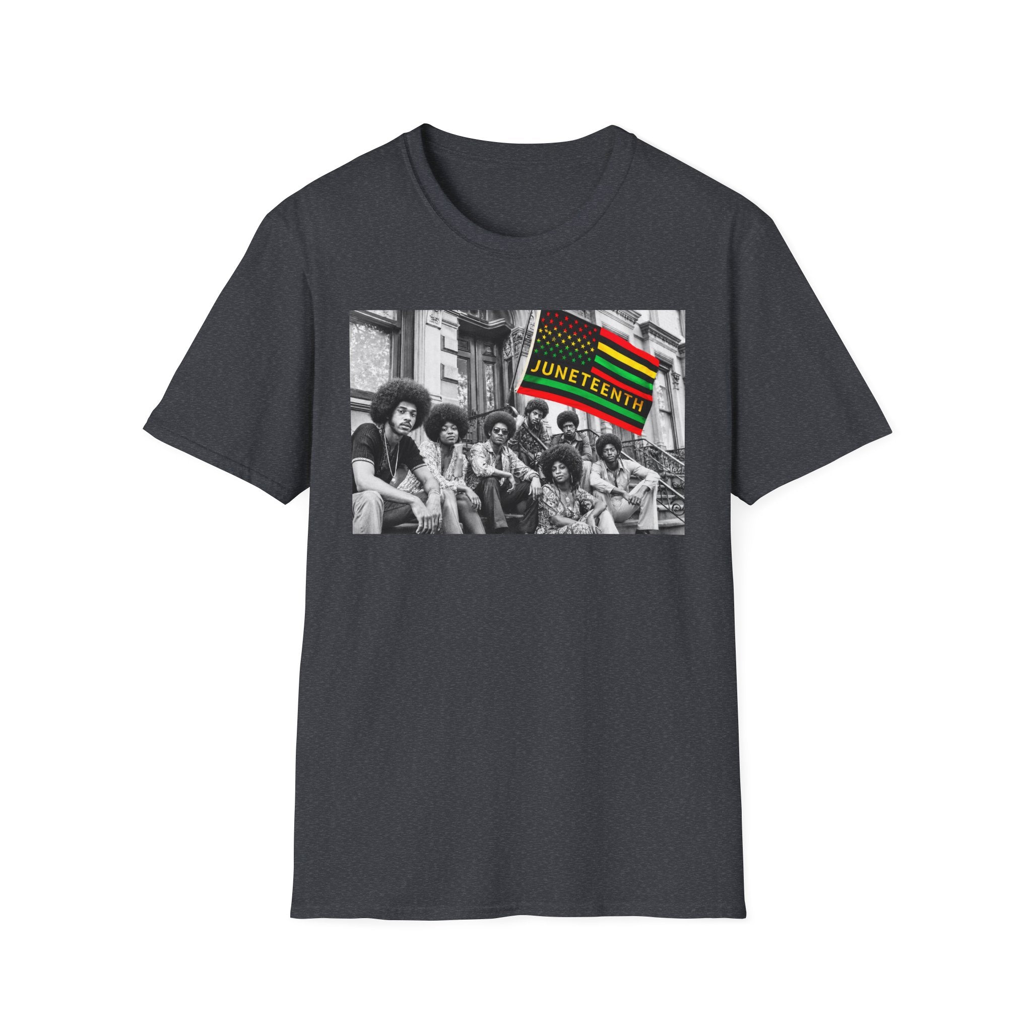 Juneteenth Celebration T-Shirt — Vintage Black History Flag Design