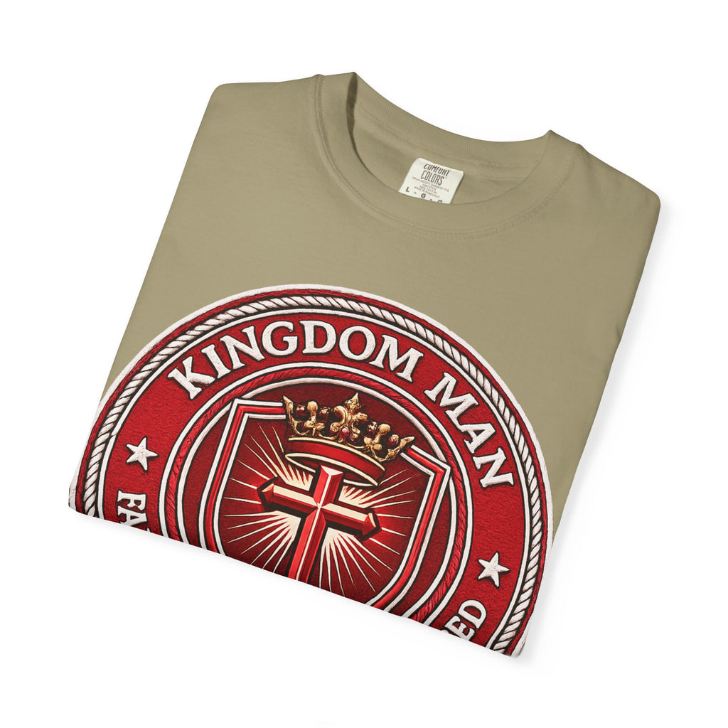 Kingdom Man T-Shirt — Faithful • Obedient • Blessed Christian Tee