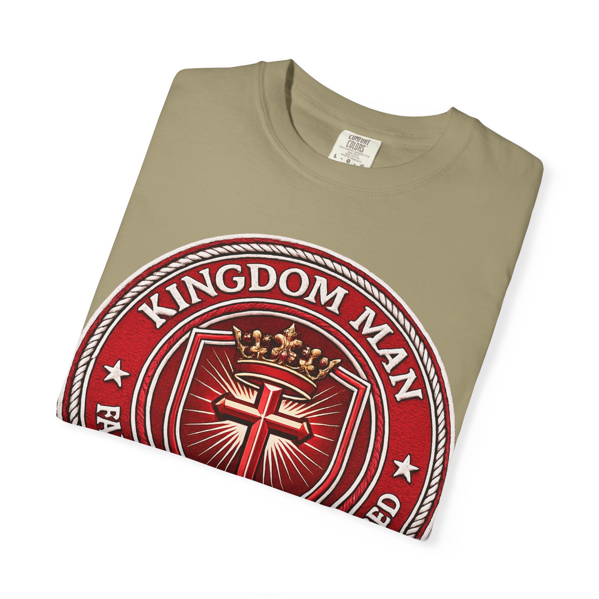 Kingdom Man T-Shirt — Faithful • Obedient • Blessed Christian Tee