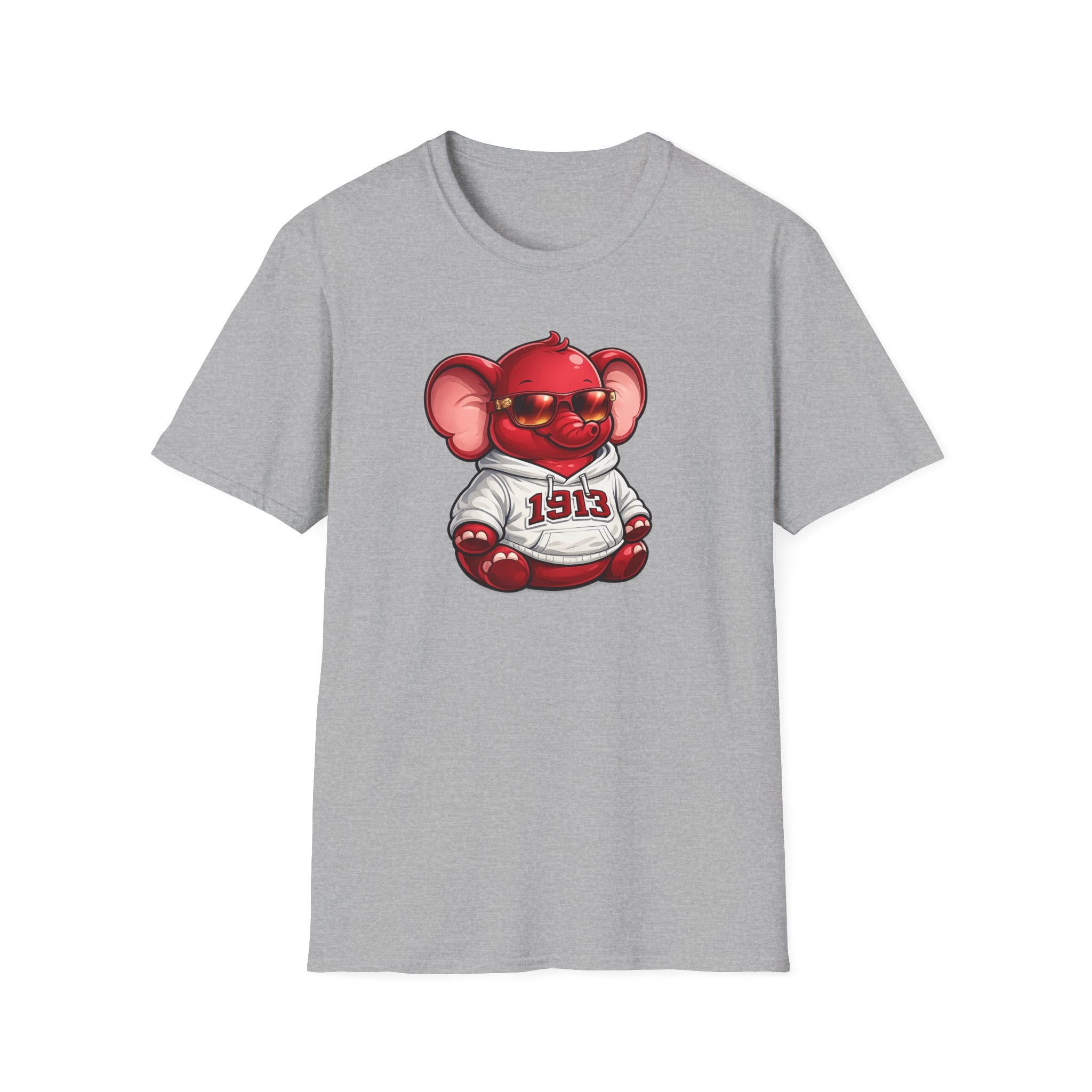Elephant Mascot Tee — 1913 Red Elephant Graphic T-Shirt