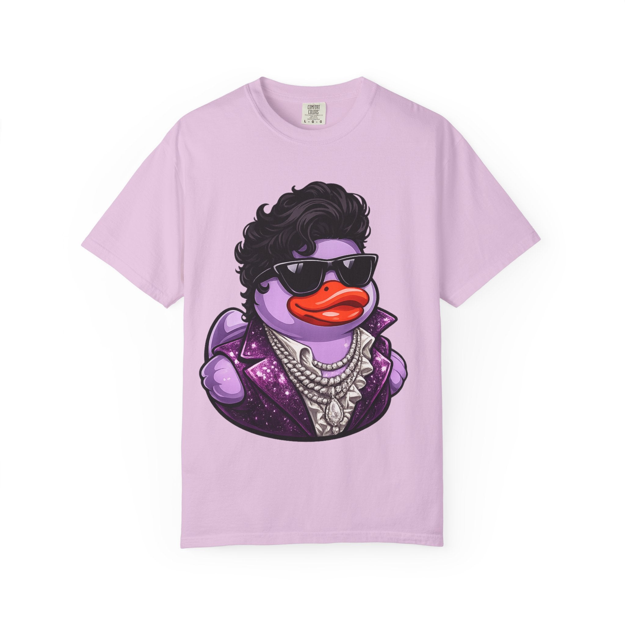 Purple Rock and Soul Rubber Duck graphic T-Shirt