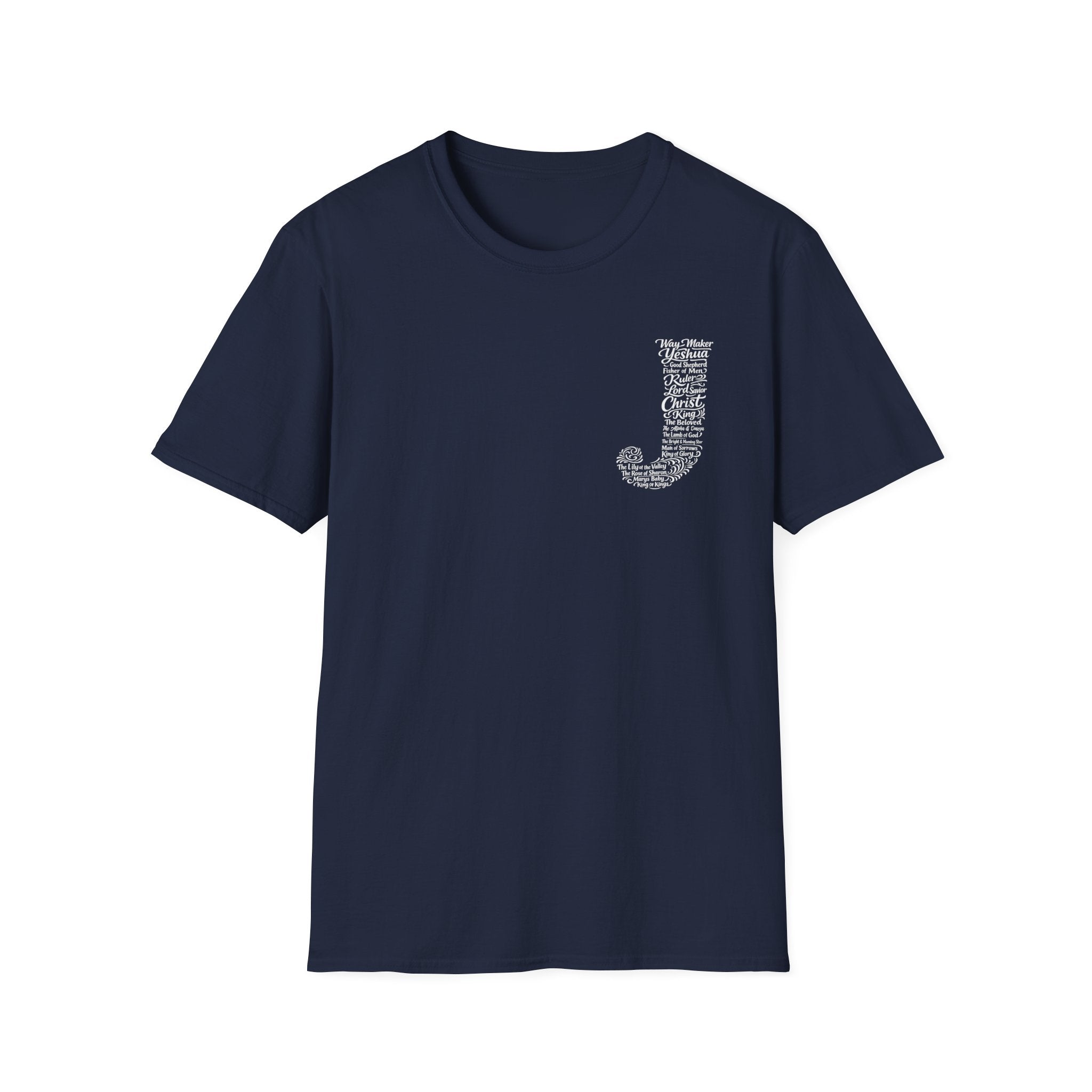 Gospel Typography Tee — Words of Worship
