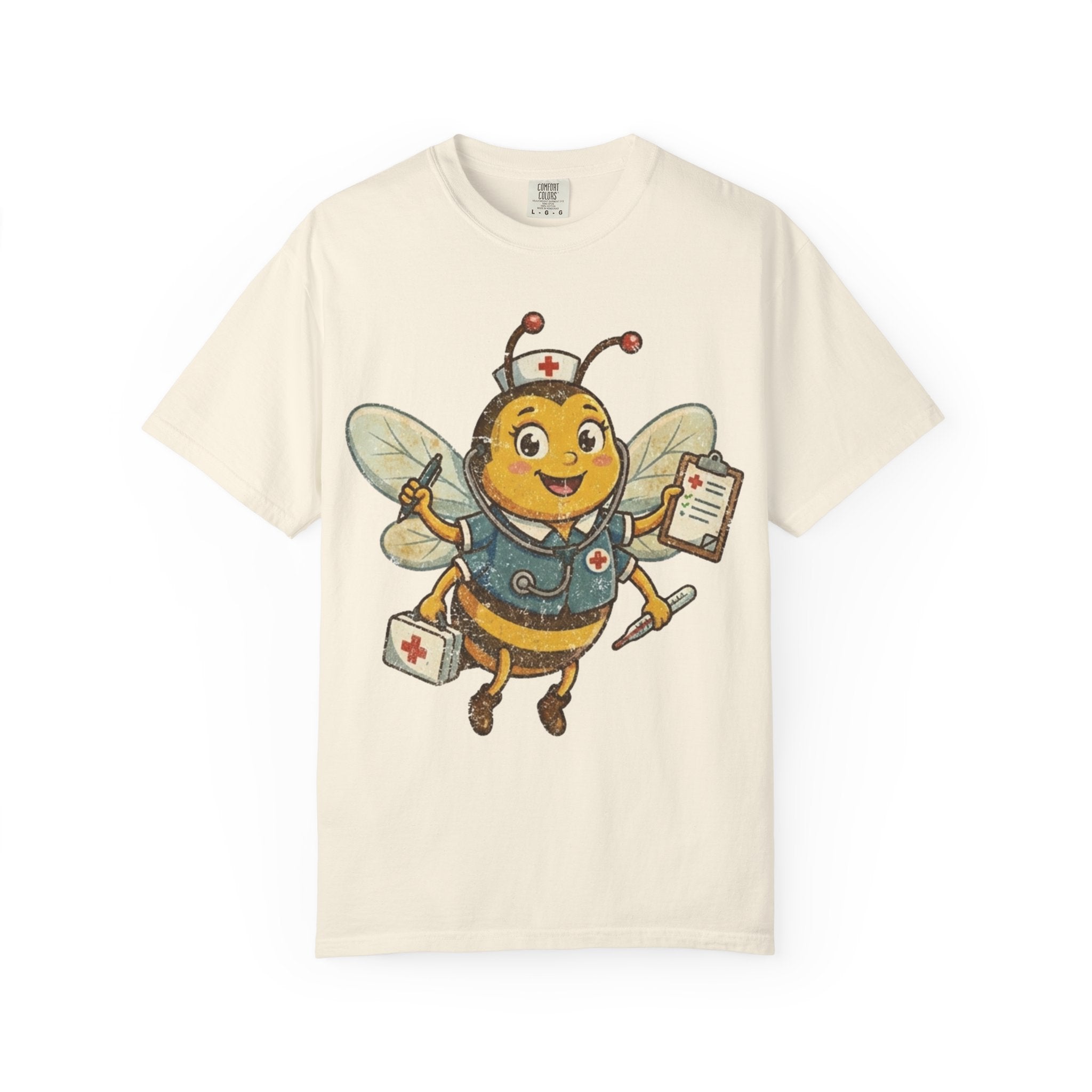 Nurse Bee T-Shirt — Cute Medical Bee Graphic Tee for Nurses & Healthcare Heroes