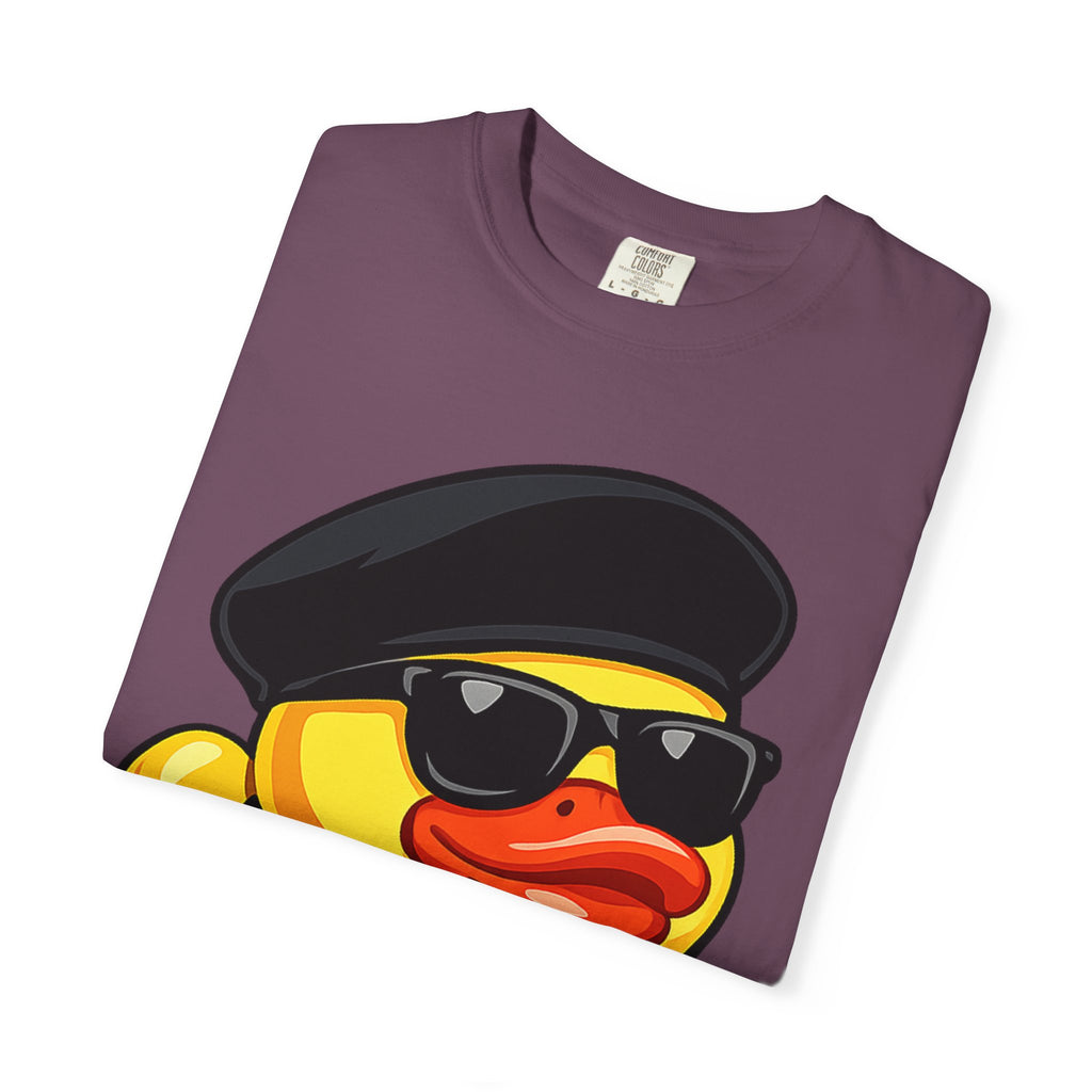 Cool Rubber Duck T-Shirt — Retro New Jack Ducky with Sunglasses & Chain
